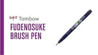 Fudenosuke Brush Pens [upl. by Atinyl]