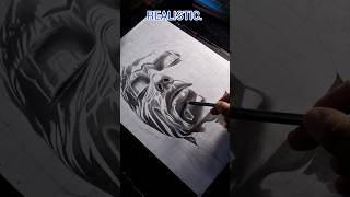 Normal art 🆚️ Realistic art viralvideo shorts [upl. by Pentheas]