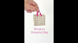 Mini origami shopping bag 🛍 Shorts [upl. by Kcirdled]