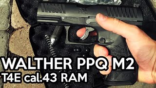 Walther PPQ M2 T4E cal43 RAM  Sind RAM Waffen zur Selbstverteidigung geeignet [upl. by Laddie]