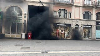 Incendio in Corso Vittorio Emanuele ad Avellino [upl. by Caralie27]