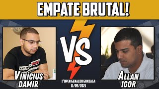 🔴EMPATE COM GOSTO DE VITÓRIA 😱 Allan Igor VS Vinícius Damir [upl. by Mela513]