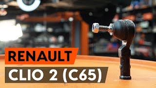 Wie RENAULT CLIO 2 C65 Spurstangenkopf wechseln AUTODOC TUTORIAL [upl. by Leagiba]