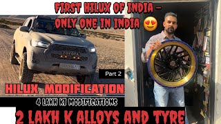 Hilux modification  Only one in India😍  Hilux roadtrip  hilux offroad  hilux4x4 [upl. by Enilatan]