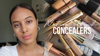 LOOK NATURAL  5 BEST NATURAL CONCEALERS  Jessicvpimentel [upl. by Roosnam872]