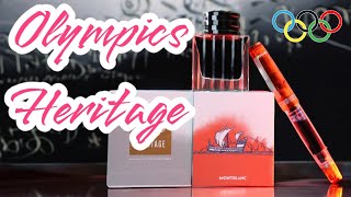 Olympic Heritage Ink By Montblanc Experience With Me 🔥 ASMR [upl. by Venuti715]