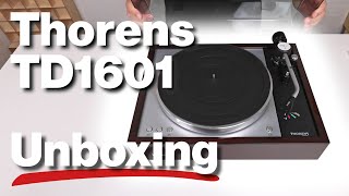 Thorens TD 1601  Unboxing [upl. by Asusej738]