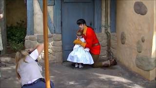 Gaston Meets Guests in the Magic Kingdom at Walt Disney World [upl. by Zonda]