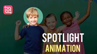 Create Spotlight Animation In InShot InShot Tutorial [upl. by Ruttger]