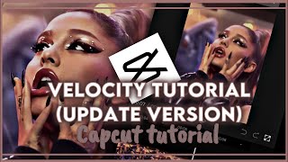 Velocity edit tutorial updated versionin easy way on capcut [upl. by Tnecnev]