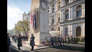 Armistice Day 2023 at the Cenotaph London [upl. by Thurlow]