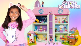 Adventures at GABBYs DOLLHOUSE and her Friends  Full Episode  Build and play [upl. by Puklich]