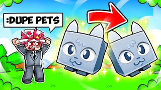 I Duped My Pets in Pet Simulator X [upl. by Nigle]