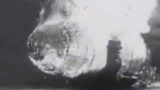 Hindenburg Crash Video Clip From Pathe Newsreel 1937 [upl. by Yerhpmuh161]