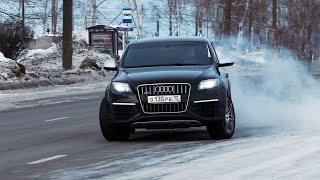 Audi Q7 V12Дизельный ураган под контролемAnton Avtoman [upl. by Aihpled628]