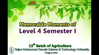 L4 SI Moments of 13th Batch of Agriculture HSTU Dinajpur By Amit [upl. by Nilekcaj]