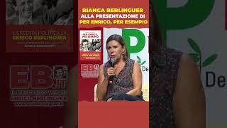 Bianca Berlinguer ricorda le ore successive alla morte di Enrico Berlinguer [upl. by Paola]