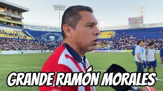 LEYENDA RAMON MORALES EN EL CHIVAS VS TAPATÍO 🥹🐐❤️  futbol chivas ligamx [upl. by Fina200]