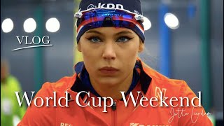 VLOG 1  WORLD CUP WEEKEND  Jutta Leerdam [upl. by Ellon786]