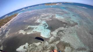 In Tribute to Luis Pabon a Trip in Paramotor Icacos Island Puerto Rico [upl. by Aitropal89]