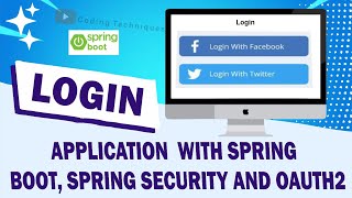 Login Application with OAuth2  Spring Boot and Spring Security New [upl. by Oralee]