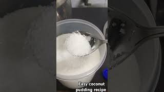 Easy daber pudding recipe pudding coconut shorts [upl. by Dysart]