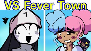 FRIDAY NIGHT FUNKIN’  VS Fever Town FULL WEEK 16  Cutscenes FNF ModHard Friday Night Fever HD [upl. by Mortie]