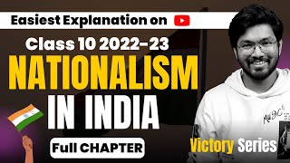 Nationalism in INDIA Easiest One Shot Lecture  Class 10 History SST 202223  Padhle [upl. by Ardnauq725]