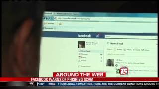 Facebook Warns of Phishing Scam [upl. by Ananna454]