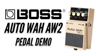 3 Boss Auto Wah AW2 Pedal Demo  Pedalchecker From Hell [upl. by Sass]