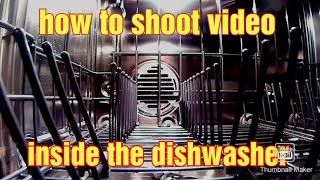 how to shoot video inside the dishwasher  experiment in harsh shooting conditions  wet and dark [upl. by Eniad]