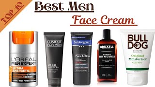 Top 10 best face cream for men with price [upl. by Aspia]