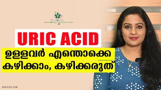 URIC ACID ഉള്ളവർ എന്തൊക്കെ കഴിക്കാം കഴിക്കരുത്  Best Foods That Reduce Your Uric Acid Levels [upl. by Andris]