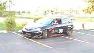 GT Motoring Time Attack DC5 prototype exhaust test part 1 [upl. by Enelrahs]