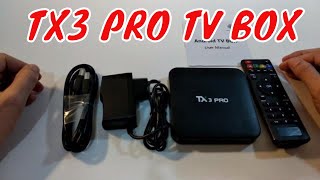 Tanix TX3 Pro 2018 Android 71 BOX Unboxing e Review [upl. by Weisman441]