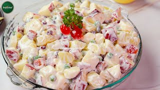 The Perfect Iftar Dish Russian Salad Recipe with a Creamy Dressing [upl. by Estel]