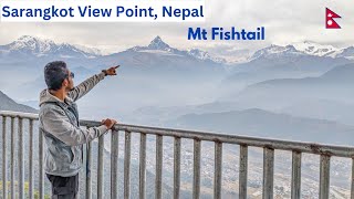 Sarangkot Pokhara  Sarangkot View Point Sunset  Sightseeing of Pokhara Nepal  Mount Annapurna [upl. by Wurster367]