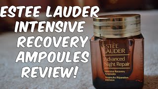 All About Estee Lauder Advanced Night Repair Intensive Recovery Ampoules  lusterings [upl. by Dorcea]