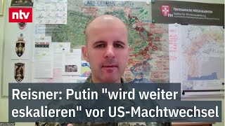 Reisner zu Trumps UkrainePlänen Putin quotwird weiter eskalierenquot vor USMachtwechsel  ntv [upl. by On]