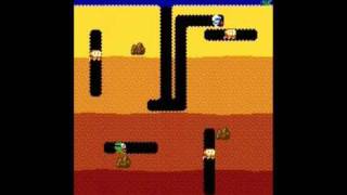 DIG DUG original arcade gameplay 999990pts 3times playback speed [upl. by Carpet]