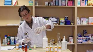 HOSA Pharmacy Skill IV Compounding an Oral Suspension [upl. by Irehs]