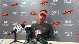 Mike Gundy Postgame Press Conference  BYU 38 Oklahoma State 35 [upl. by Grearson]