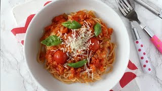 Red Lentil Bolognese  Easy Vegetarian Meal [upl. by Conte]