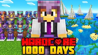 I Survived 1000 Days in Minecraft Hardcore [upl. by Byrn]