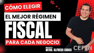 ¡Elige el RÉGIMEN FISCAL IDEAL para cada Negocio CLASE [upl. by Secnarfyram]