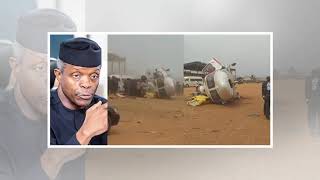 Breaking News  AIB probes Osinbajo’s helicopter crash [upl. by Yanffit]