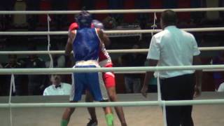 52 54Kgs  LVJayaweera Boxing meet finals  2016 [upl. by Aissatsana]