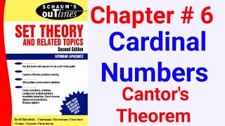 Schaums OutlinesSet TheoryCantors Theorem [upl. by Sabino]