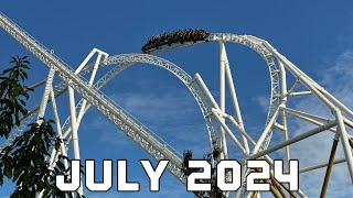 Thorpe Park Vlog July 2024  First ride on Hyperia [upl. by Barris]