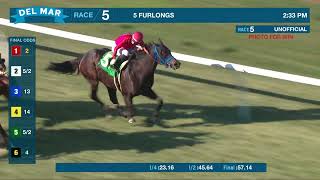 Central Dispatch wins race 5 at Del Mar 111624 [upl. by Madison]